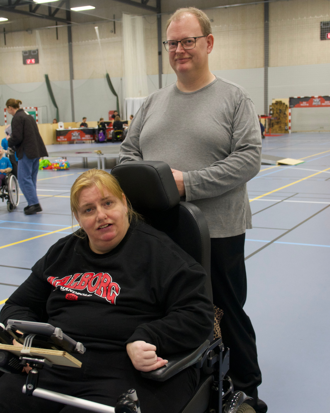 Lisbeth med sin mand