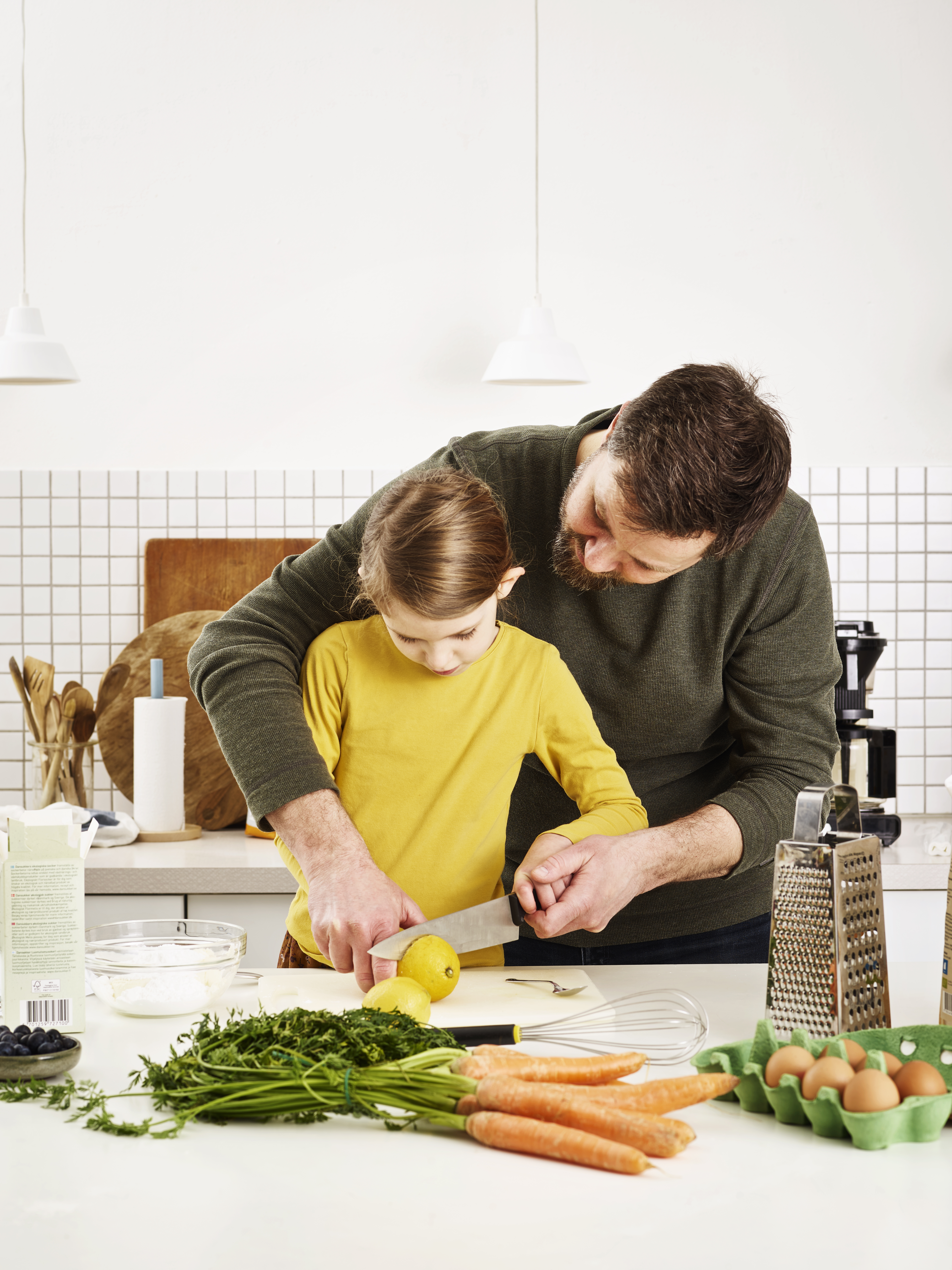 Hygge Madlavning Far Datter WEB