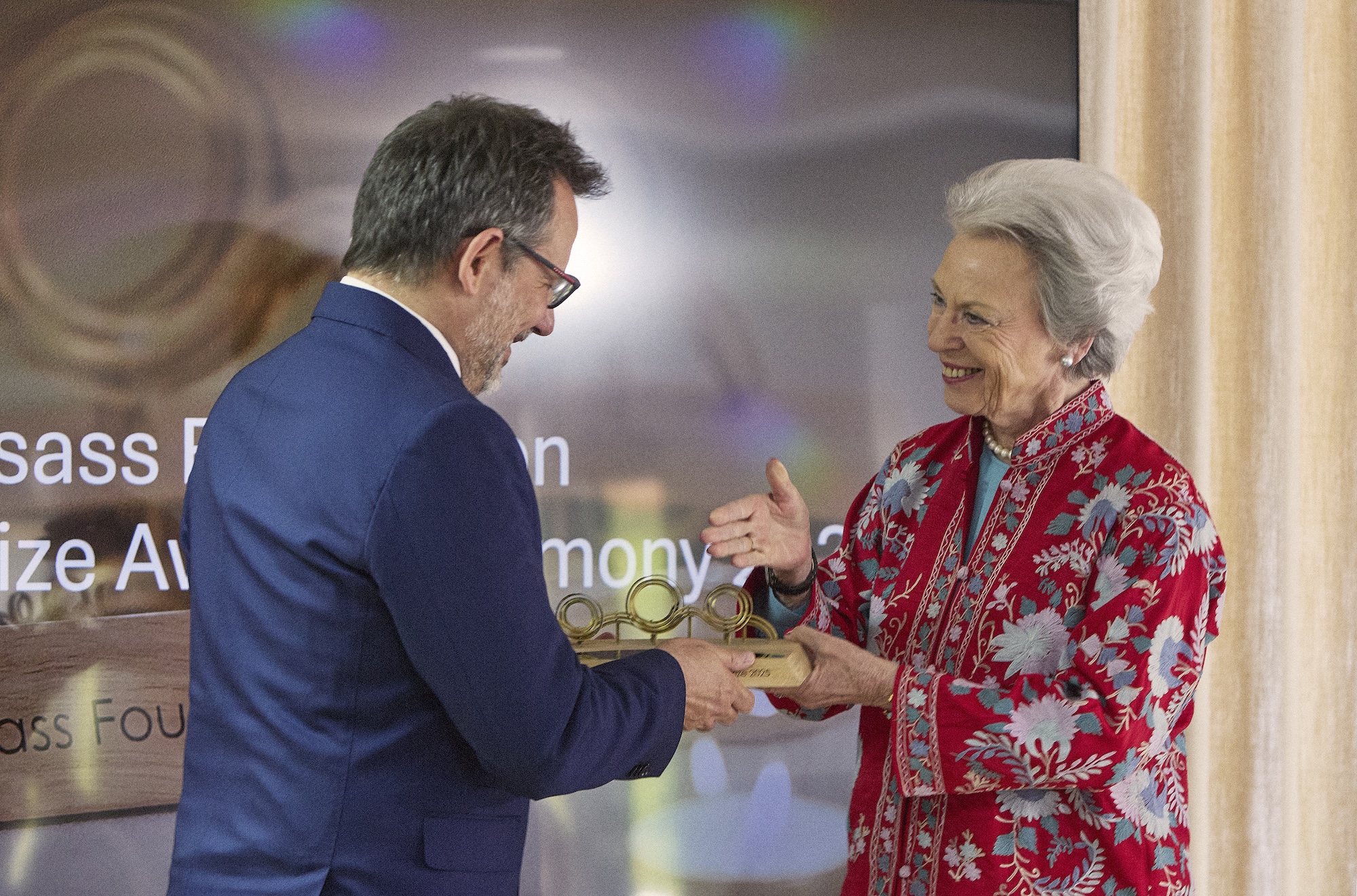 Andrea Modtager Prisen Web